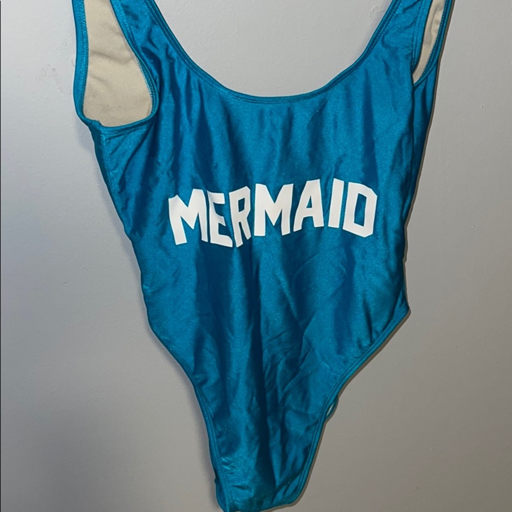 Mermaid Teal/ Aqua One Piece